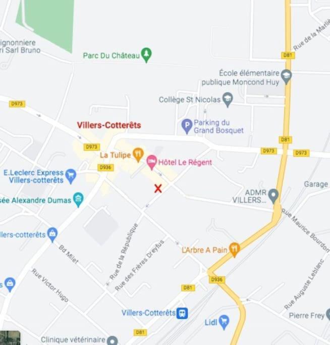 Chez Mily Joli Petit Duplex Plein Centre Villers Cotteret Draps Et Serviettes Fournis Villers-Cotterêts Екстериор снимка